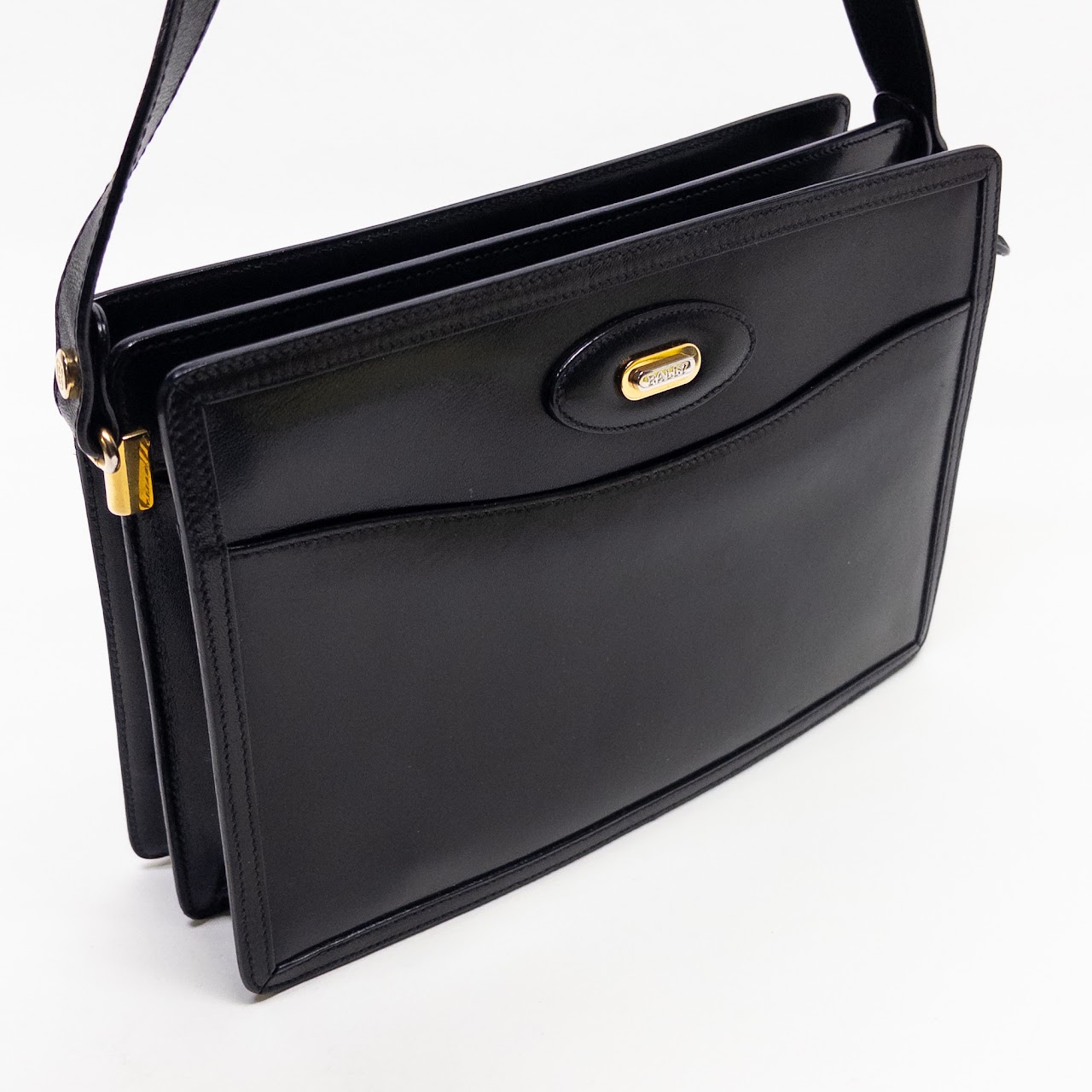 Bally Accordion-Style Frame Shoulder Bag