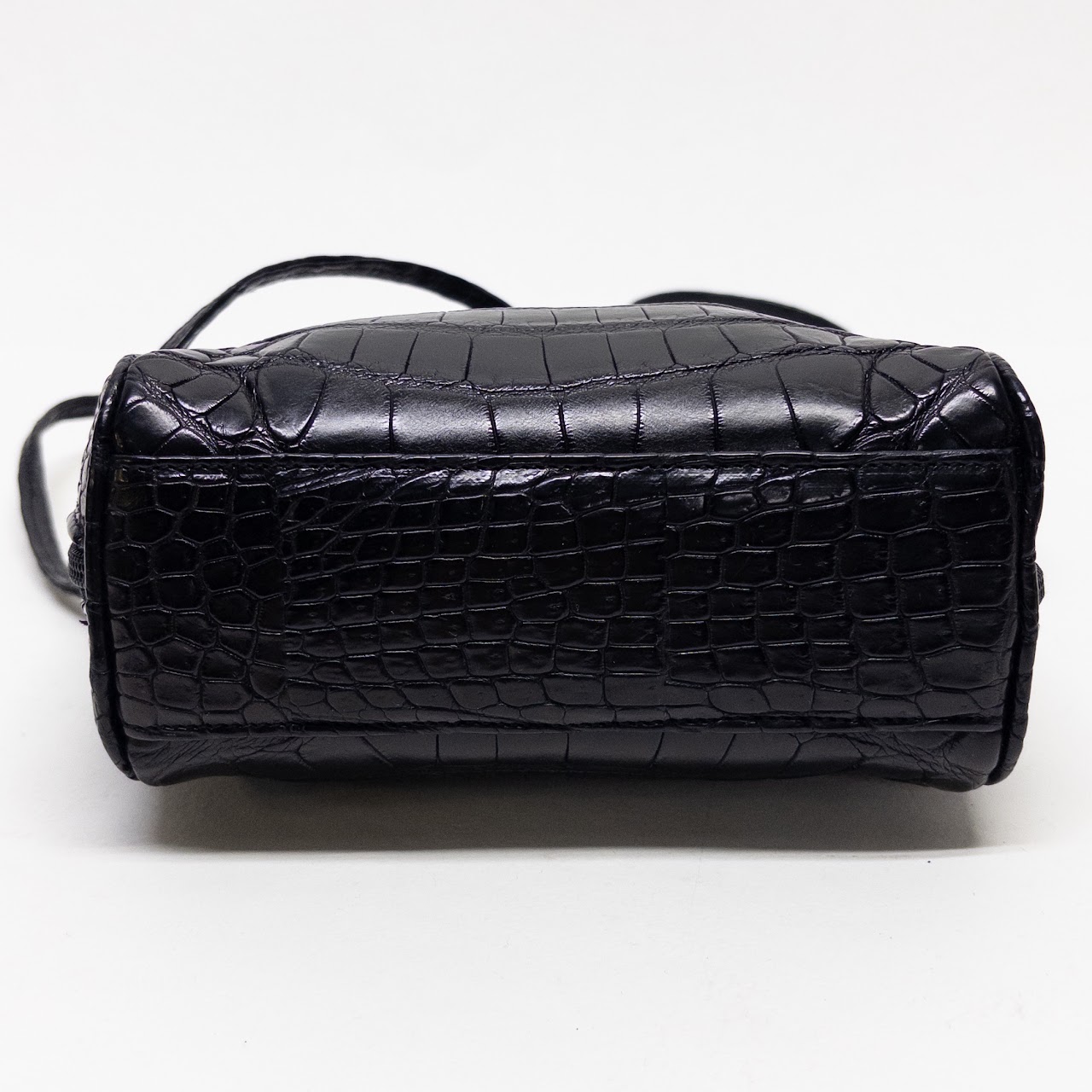 Suarez Black Leather Mini Crossbody Bag