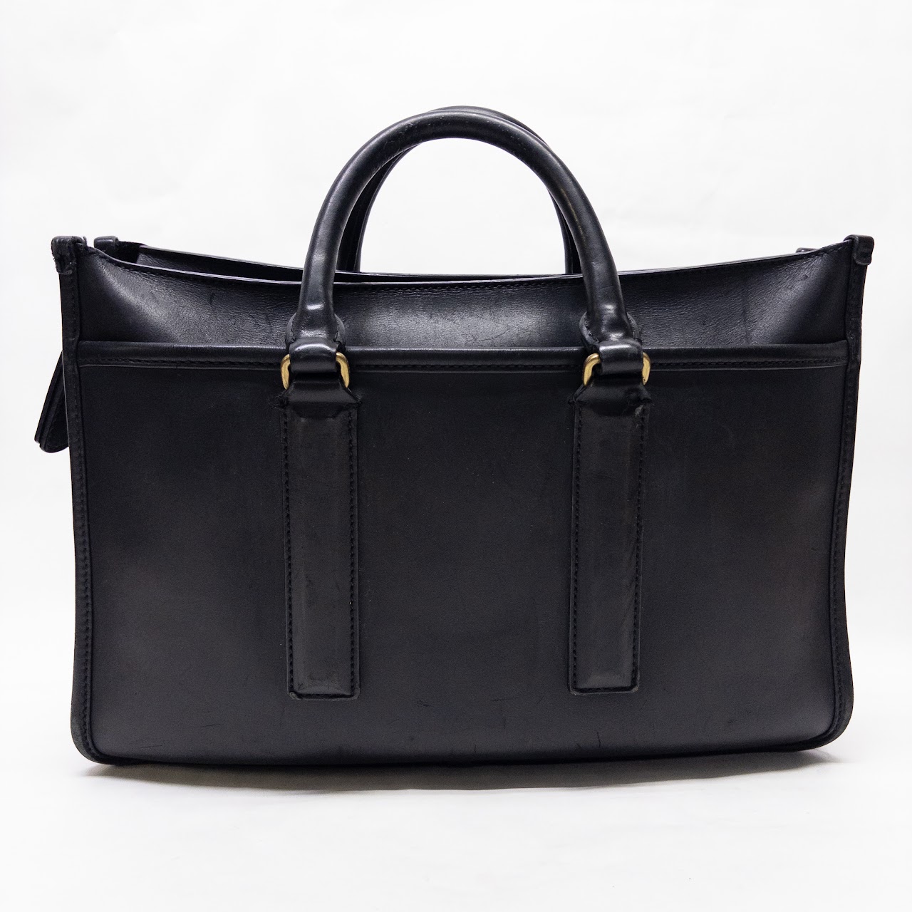 Coach Black Leather Attaché