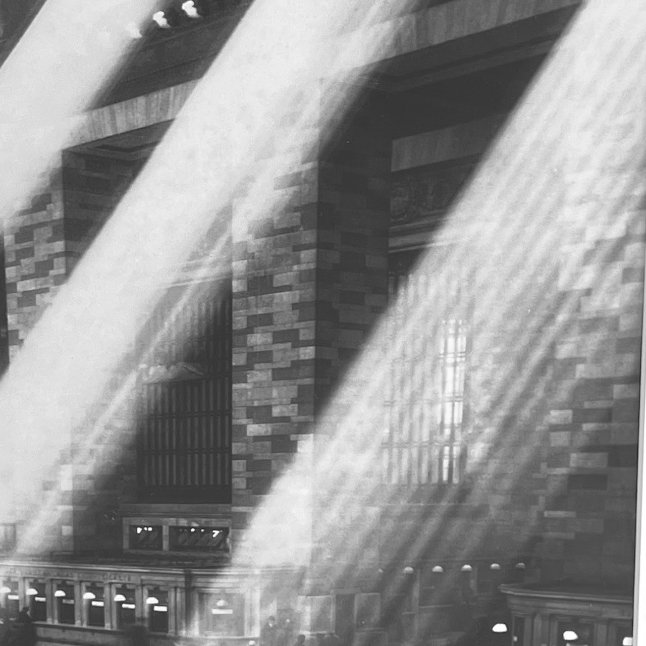 1930s Grand Central Terminal Sunbeams Silver Gelatin Photograph