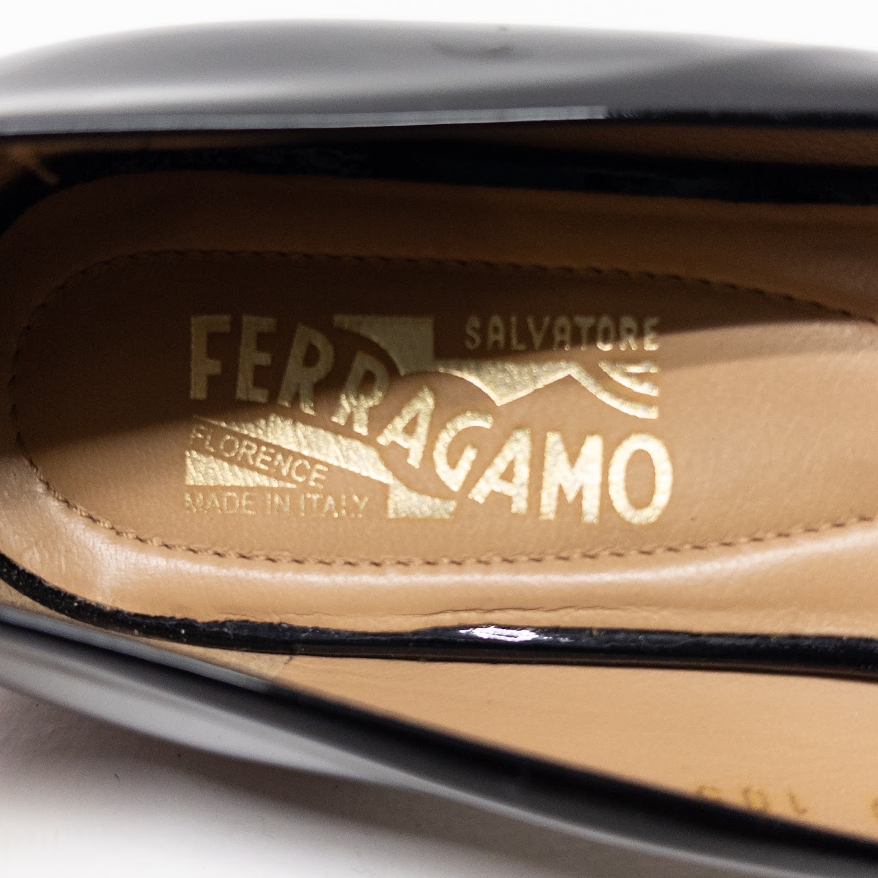 Salvatore Ferragamo Varina Patent Leather Flats