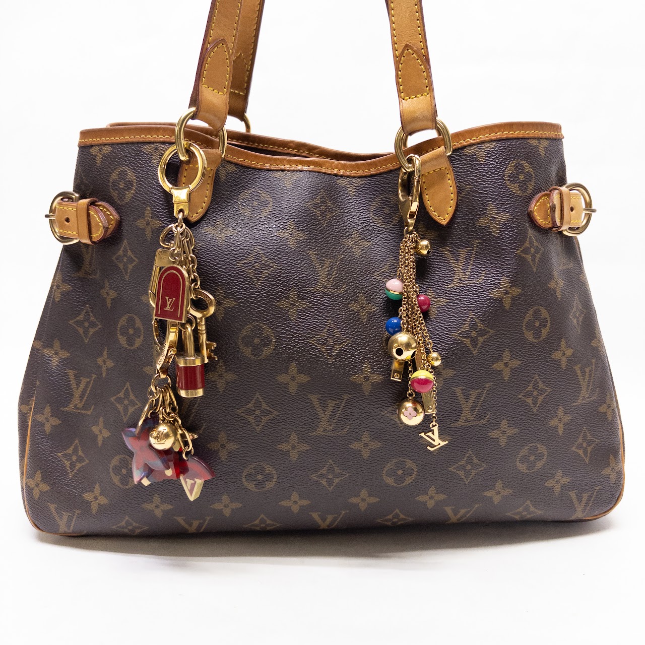 Louis Vuitton Batignolles Monogram Tote Bag with Charms