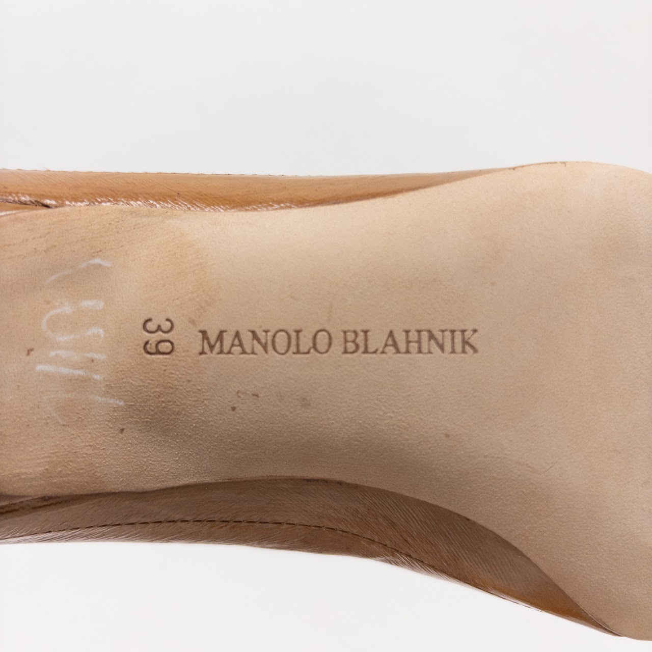 Manolo Blahnik  New Buckle Front Kitten Heels