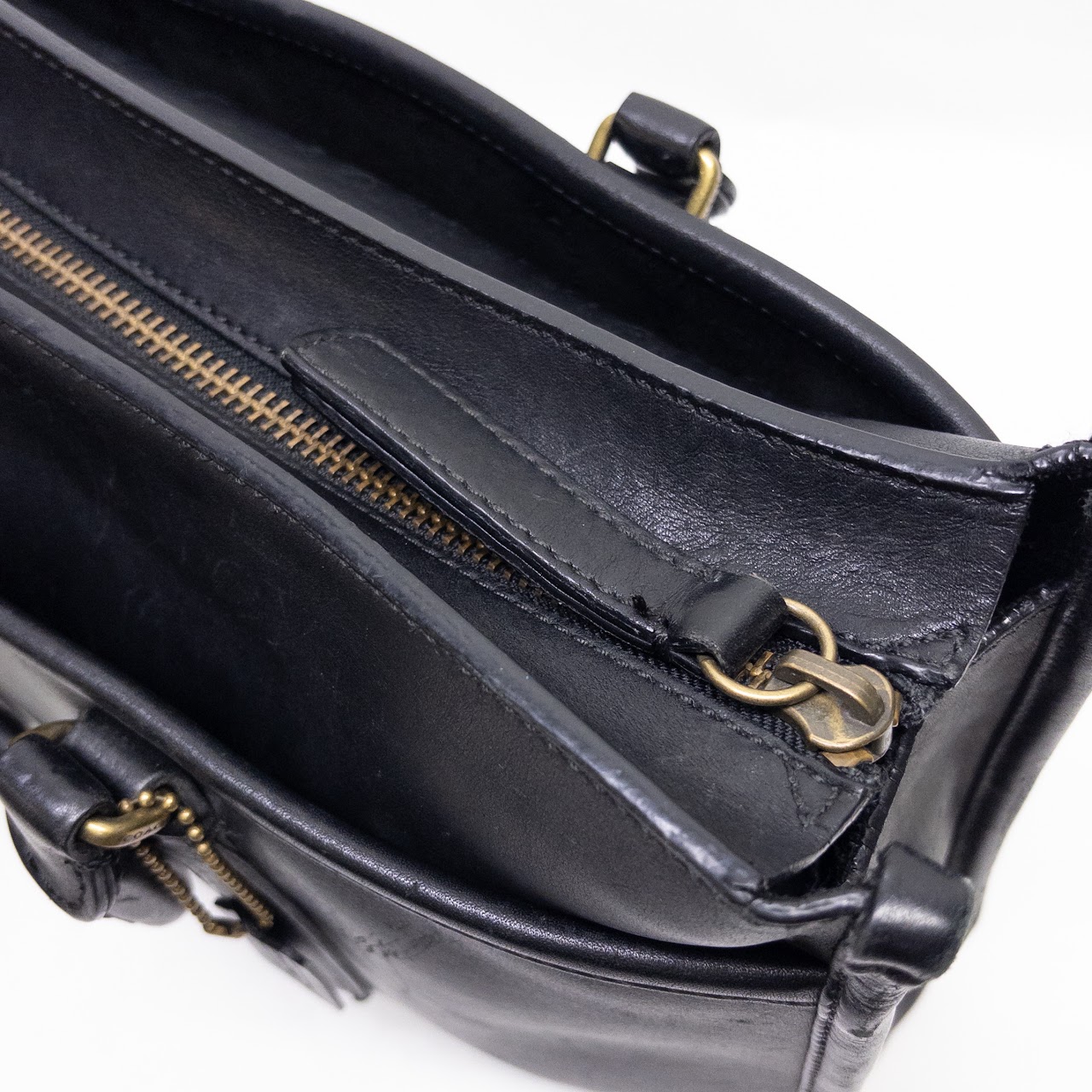 Coach Black Leather Attaché