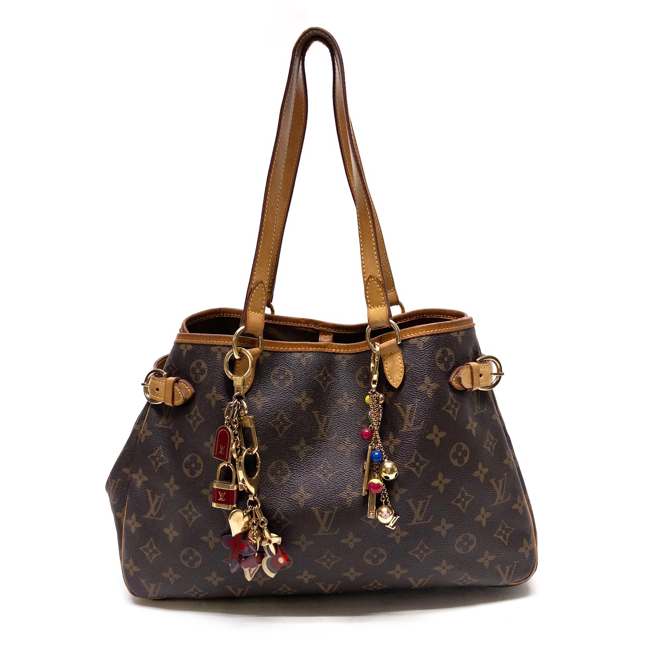 Louis Vuitton Batignolles Monogram Tote Bag with Charms