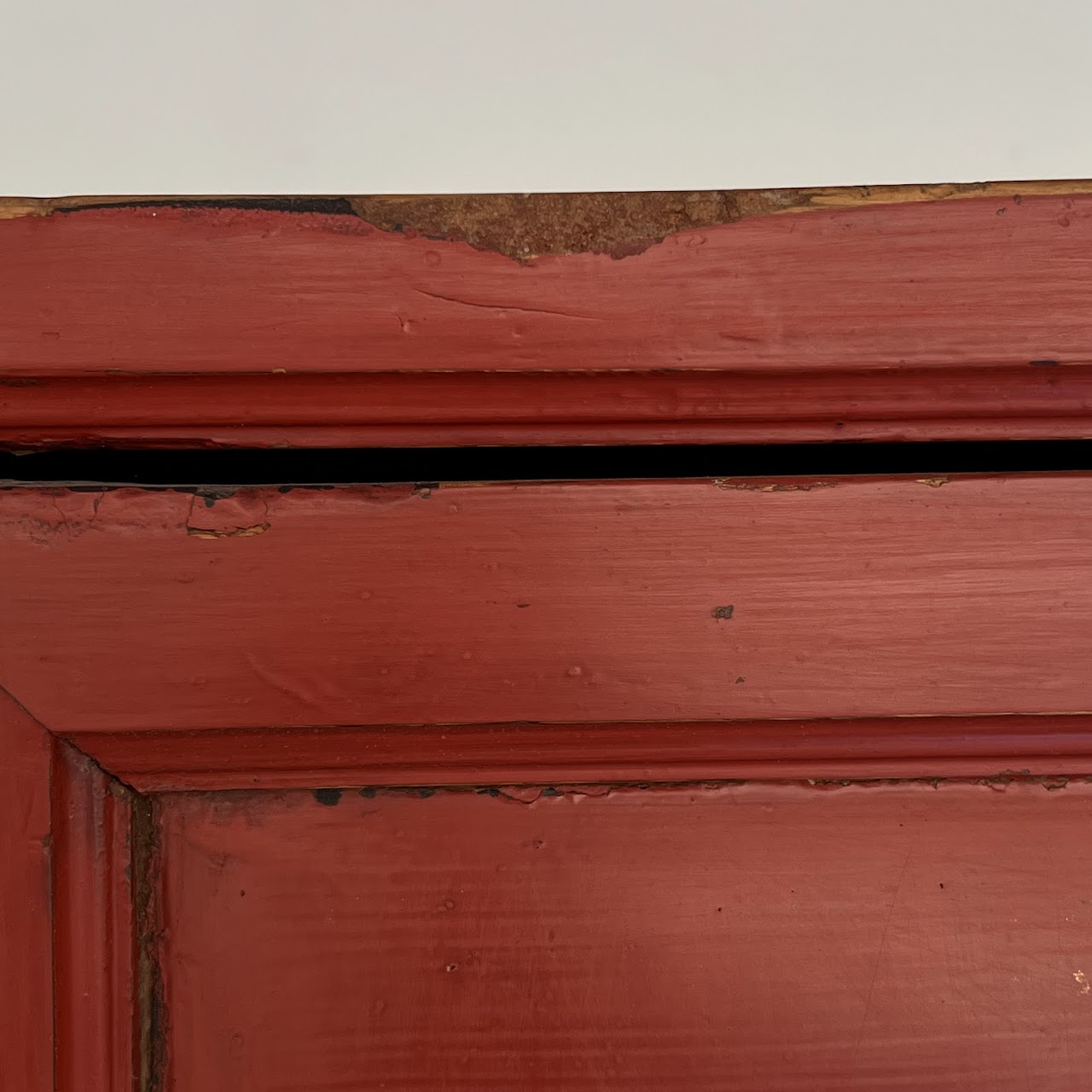 Chinese Lacquered and Hand Painted Vintage Cabinet