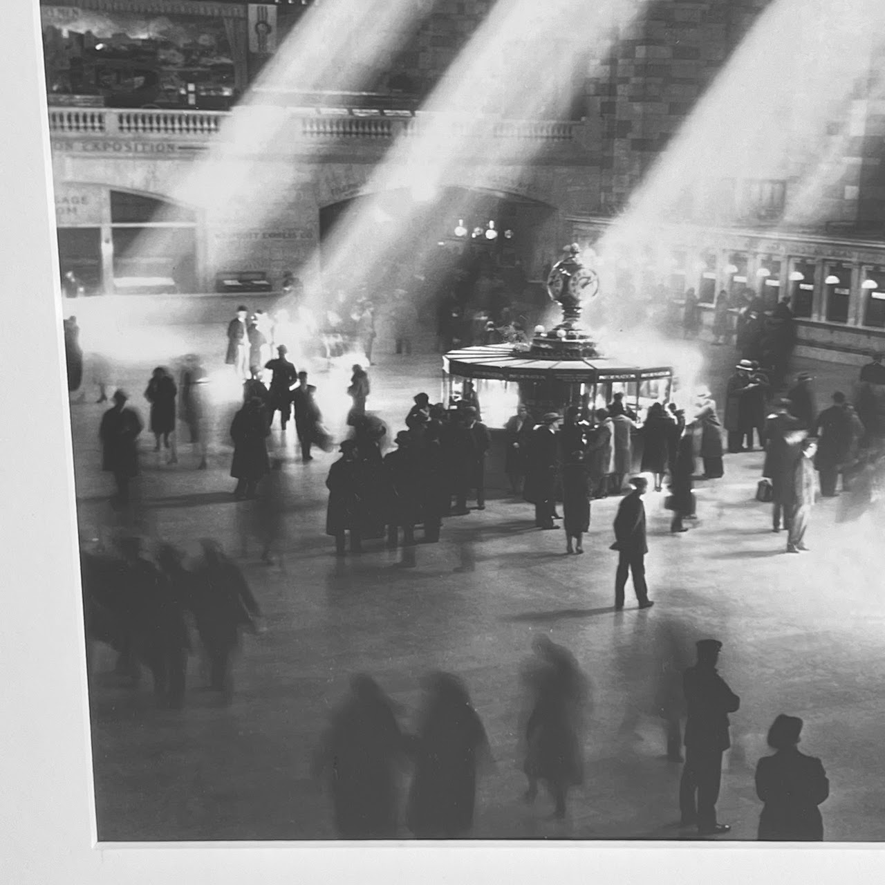 1930s Grand Central Terminal Sunbeams Silver Gelatin Photograph