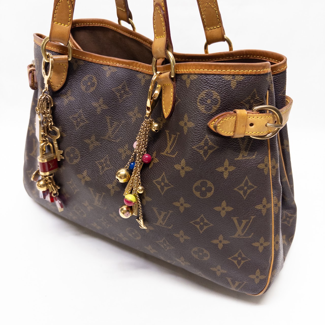 Louis Vuitton Batignolles Monogram Tote Bag with Charms