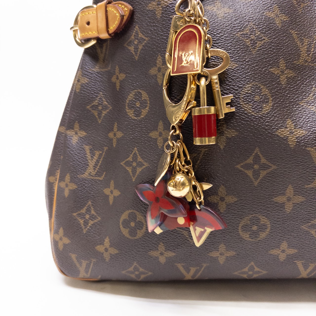 Louis Vuitton Batignolles Monogram Tote Bag with Charms