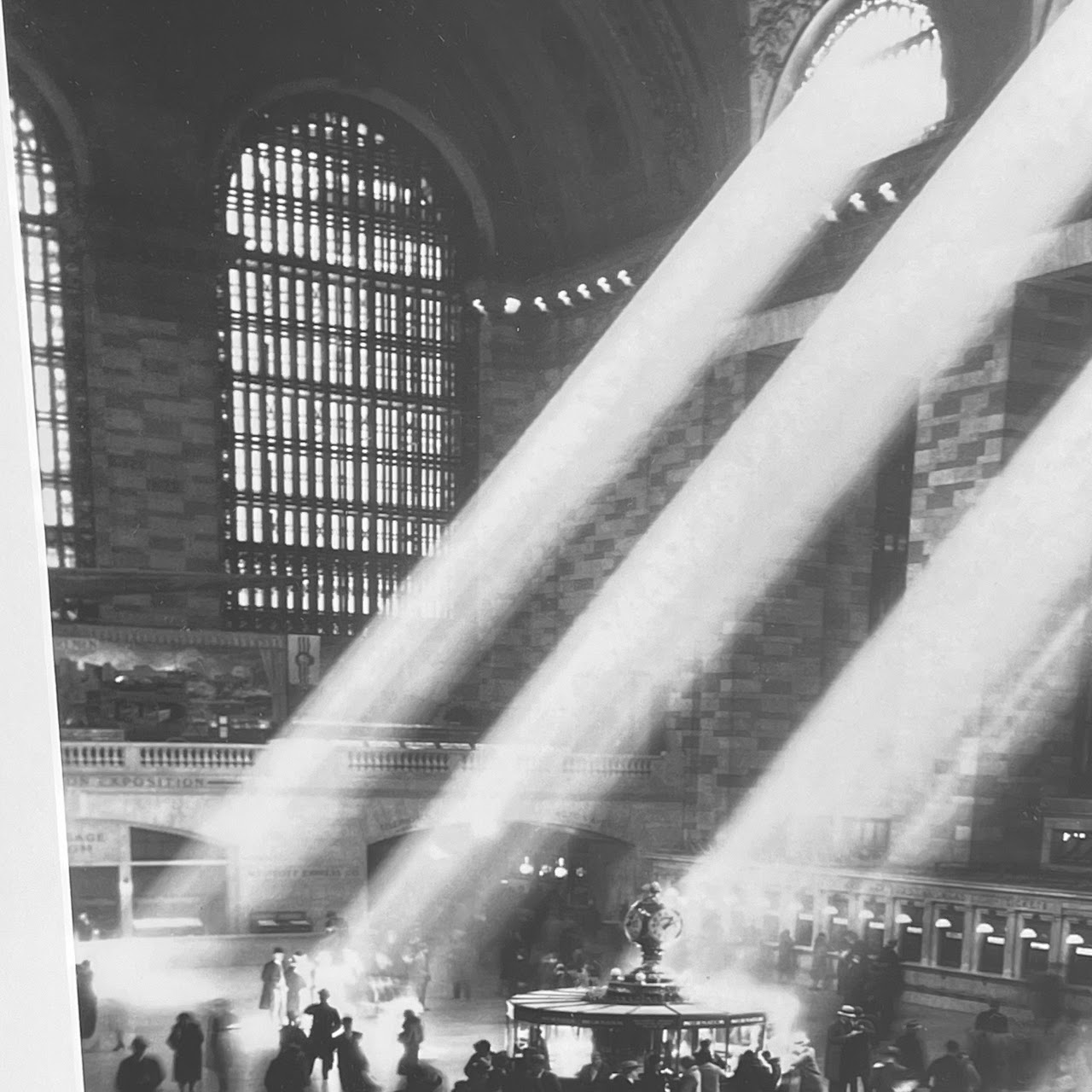 1930s Grand Central Terminal Sunbeams Silver Gelatin Photograph