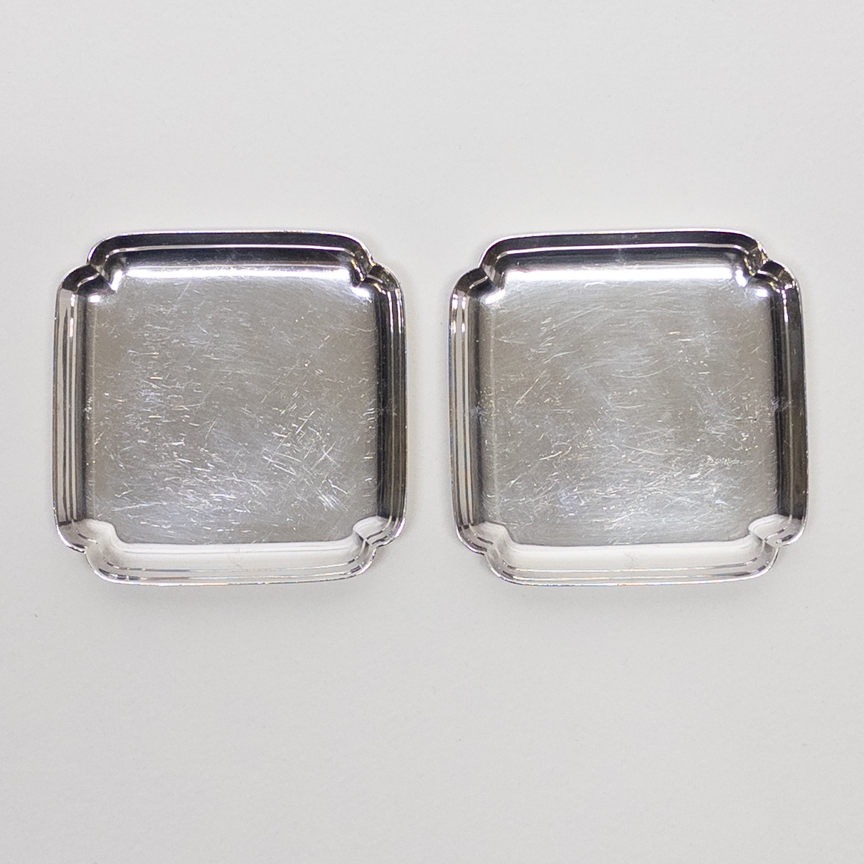 Tiffany & Co. Sterling Silver Set of Two Nut Plates