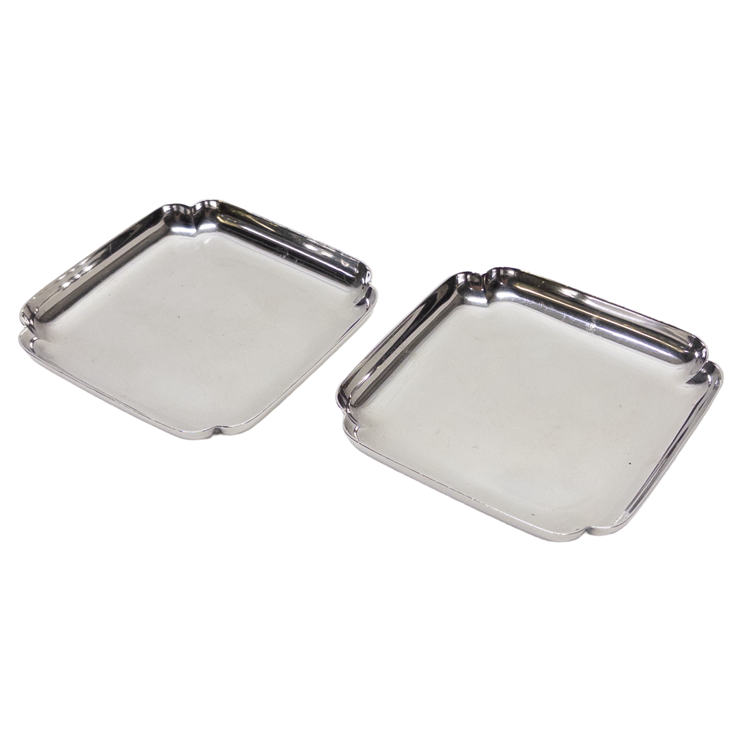 Tiffany & Co. Sterling Silver Set of Two Nut Plates