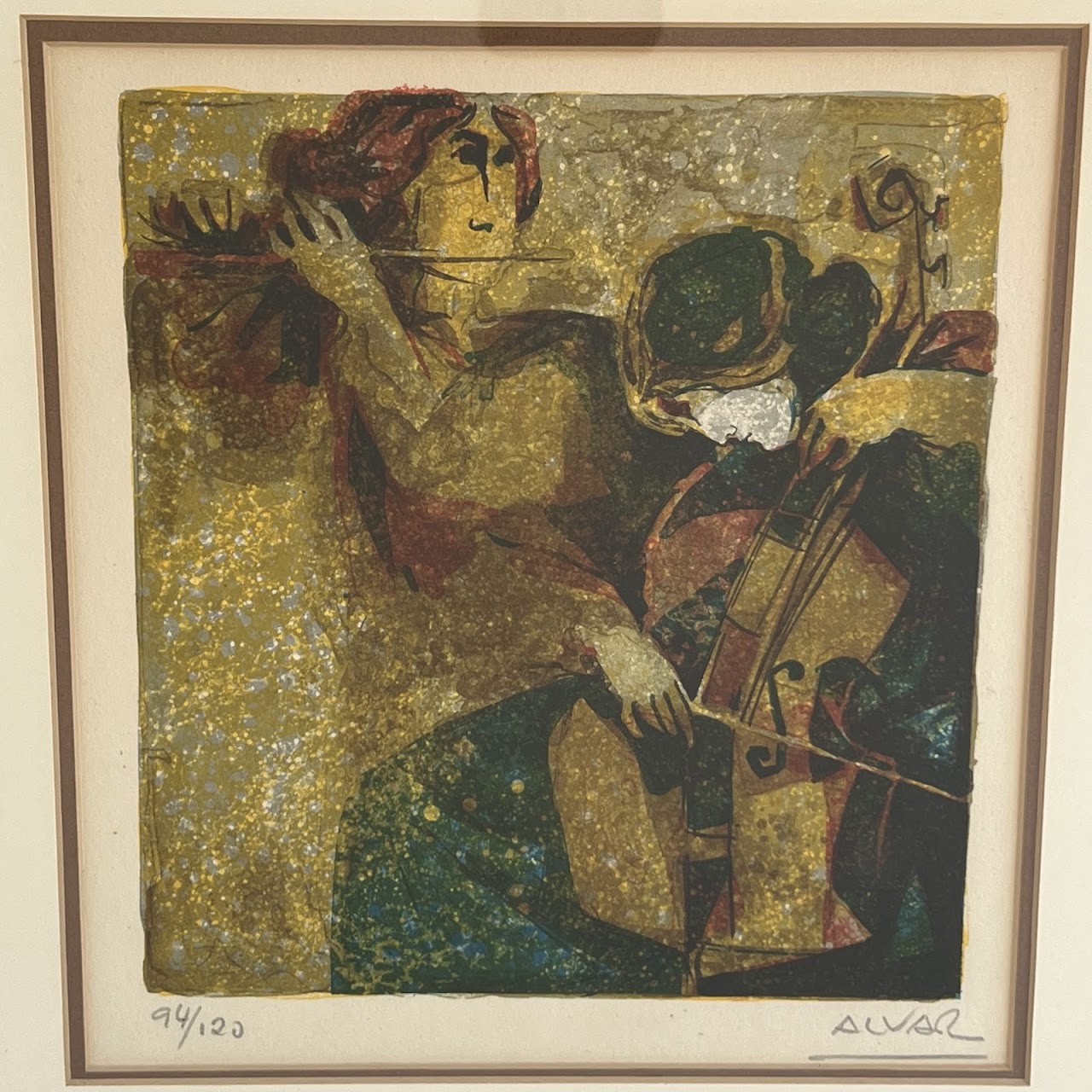 Àlvar Suñol Munoz-Ramos Signed Spanish Modernist Lithograph #1