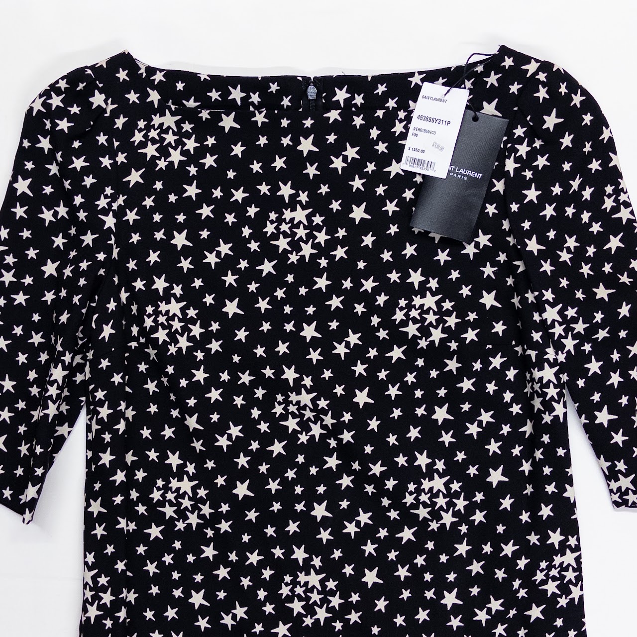 Saint Laurent New Star Print Shift Dress