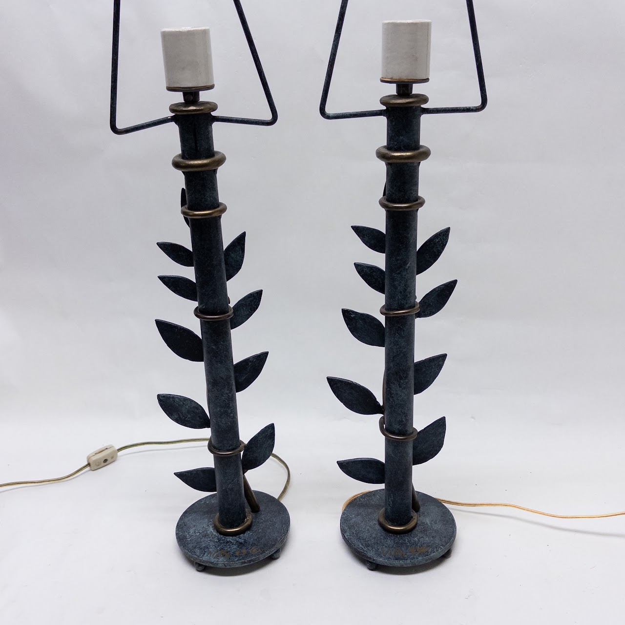 Mario Villa Vine Lamp Pair