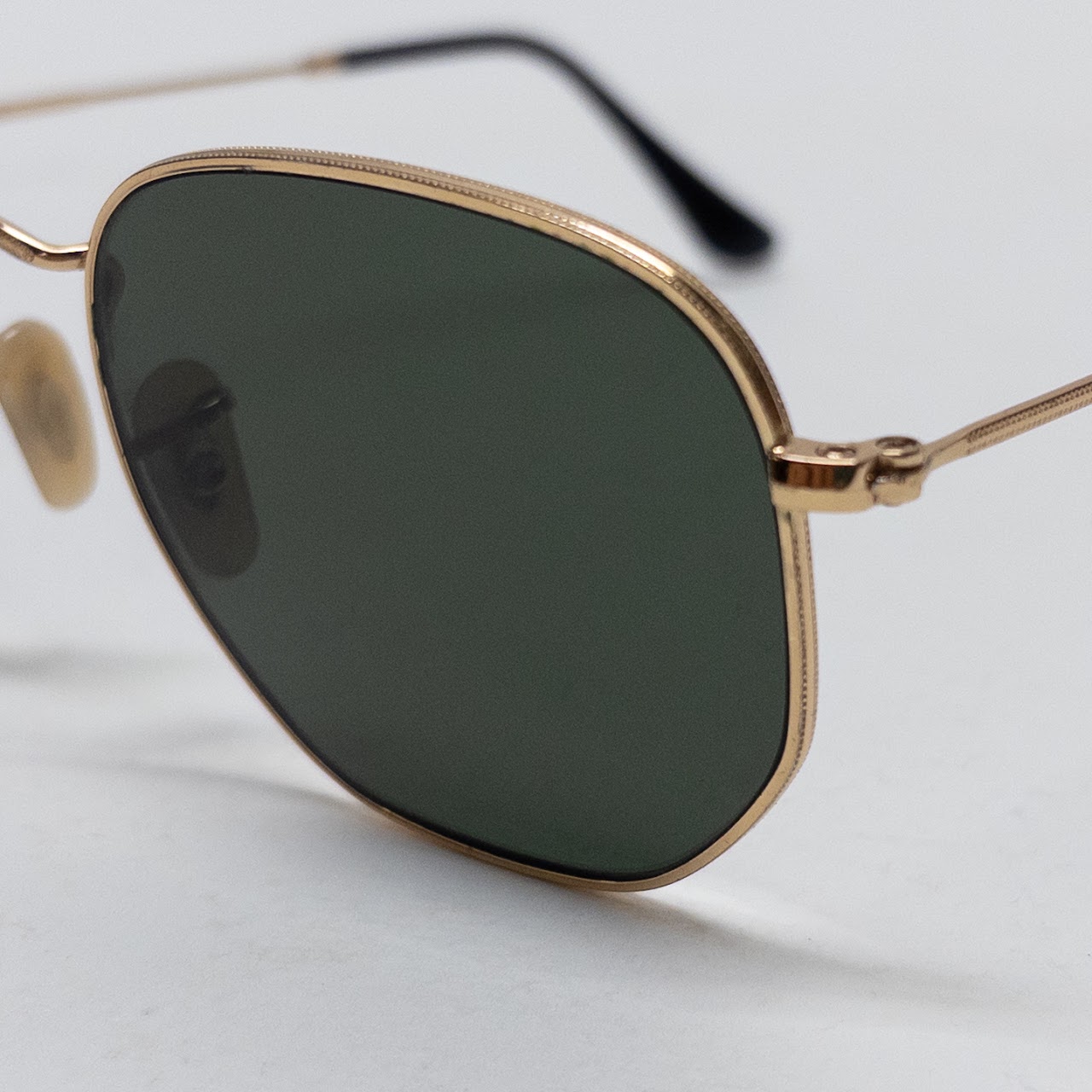 Ray -Ban Hexagonal Flat Lens Unisex Sunglasses