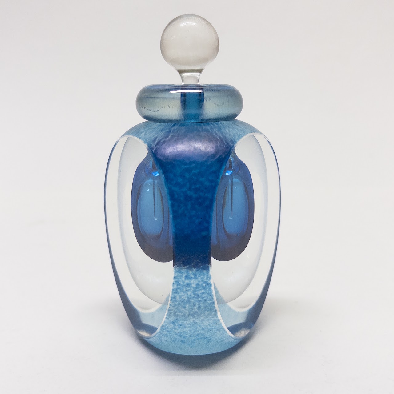 Tom Philabaum 1988 Art Glass Perfume Bottle