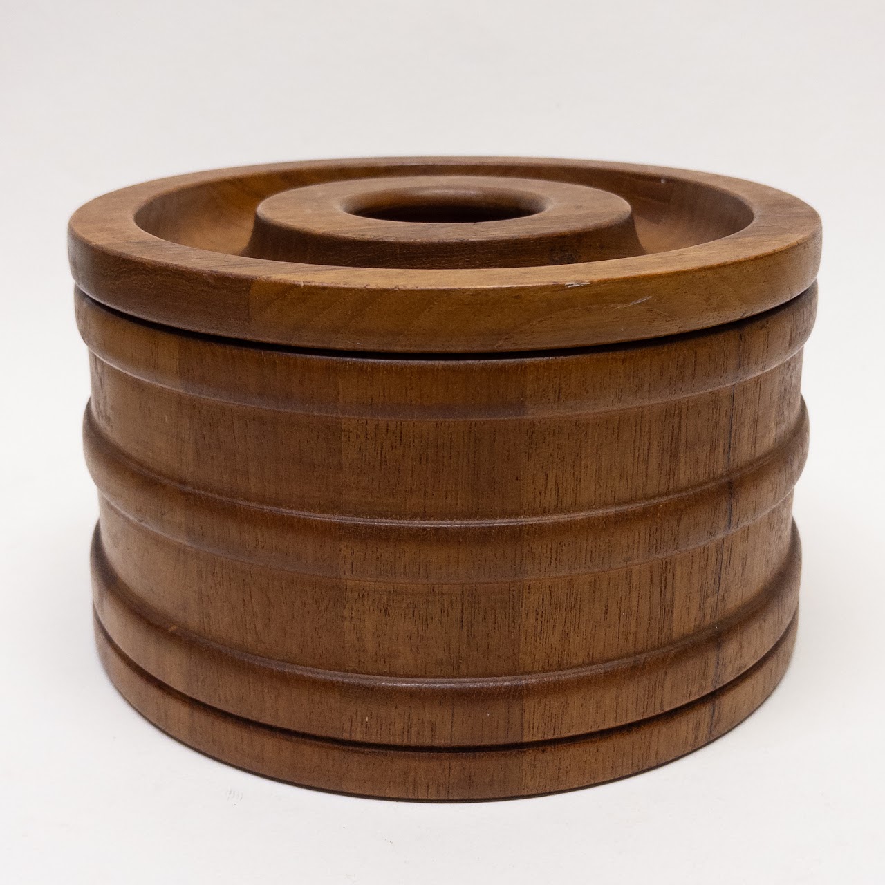 Dansk Banded teak Ice Bucket