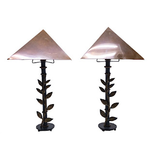 Mario Villa Vine Lamp Pair