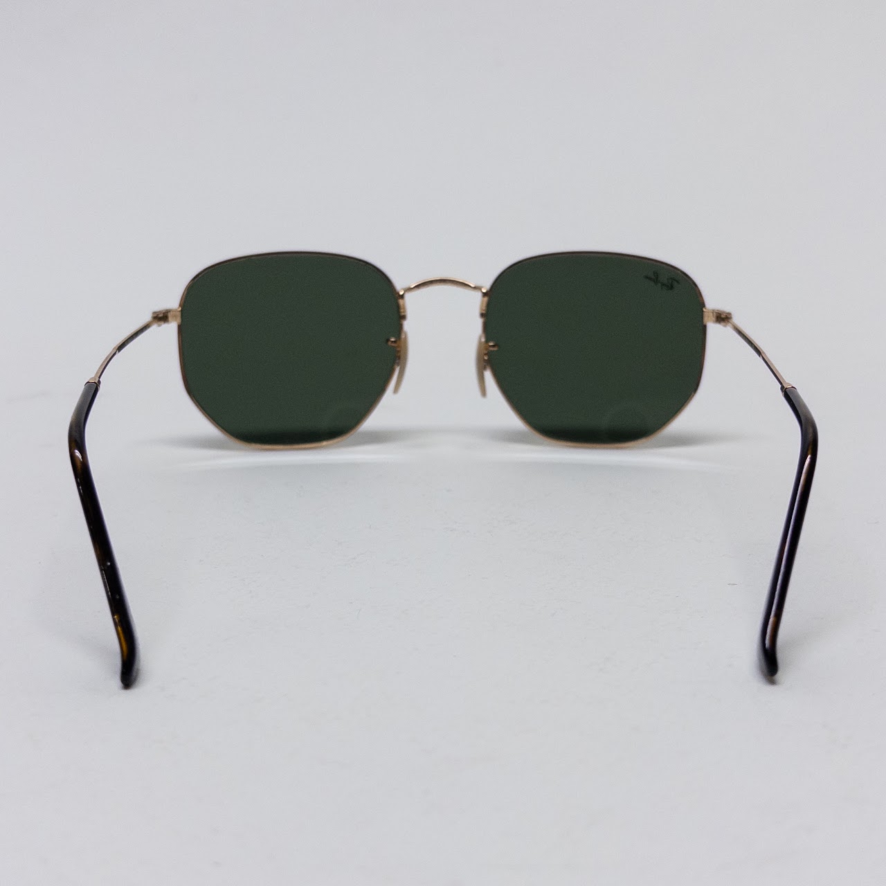 Ray -Ban Hexagonal Flat Lens Unisex Sunglasses