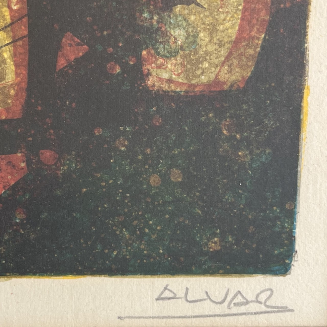 Àlvar Suñol Munoz-Ramos Signed Spanish Modernist Lithograph #1