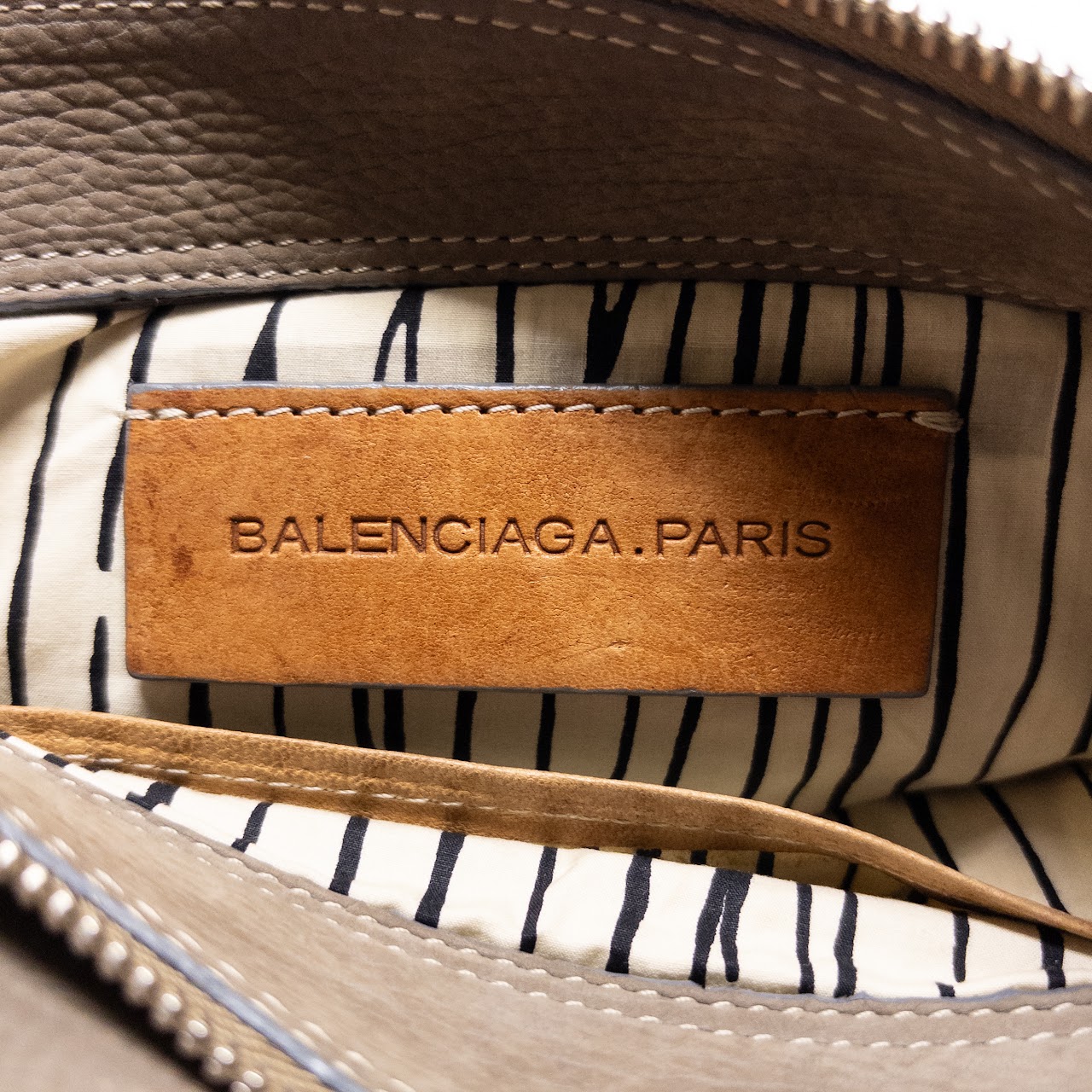 Balenciaga Vintage Western Themed Clutch Bag