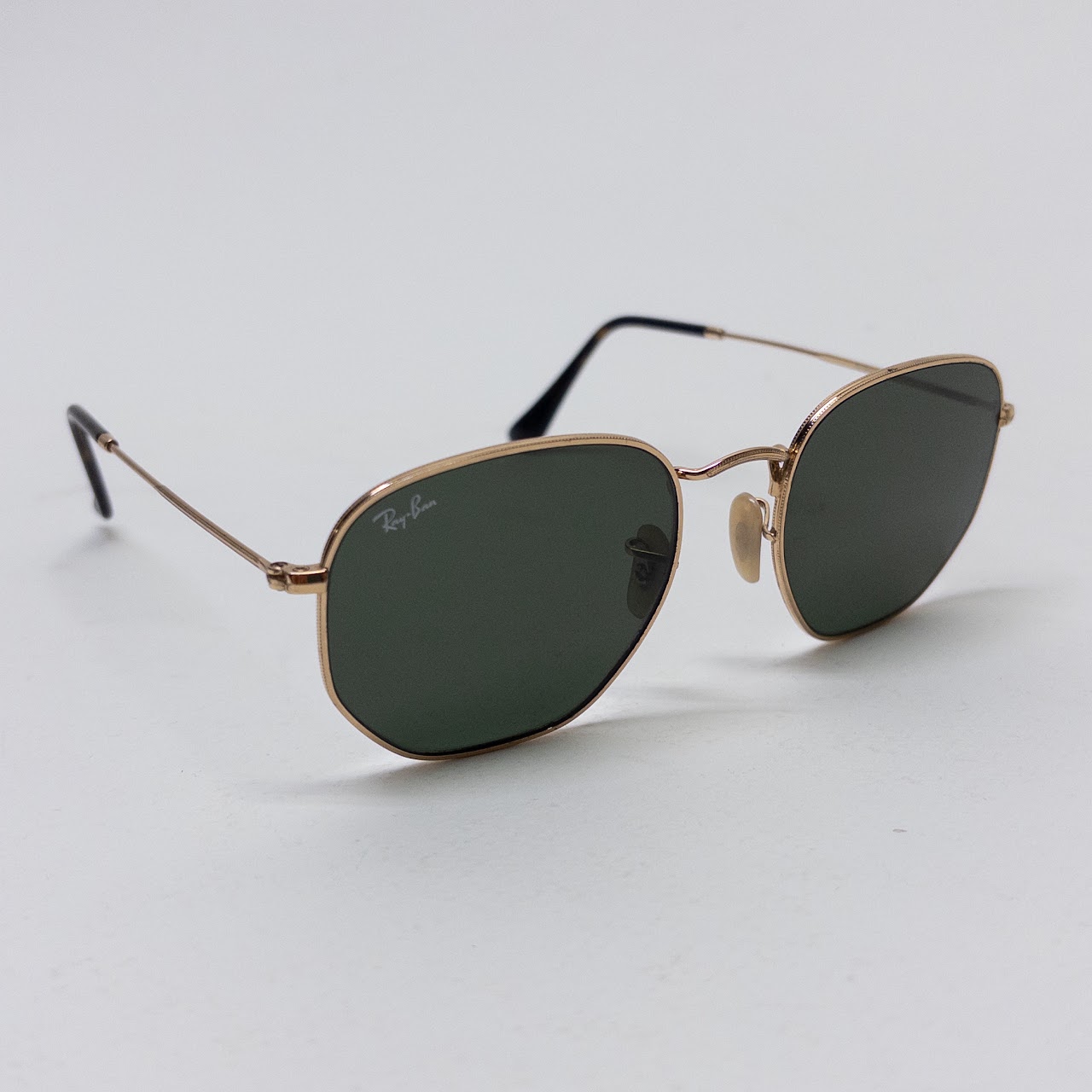 Ray -Ban Hexagonal Flat Lens Unisex Sunglasses