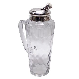 Sterling Silver Hawkes Crystal Cocktail Shaker