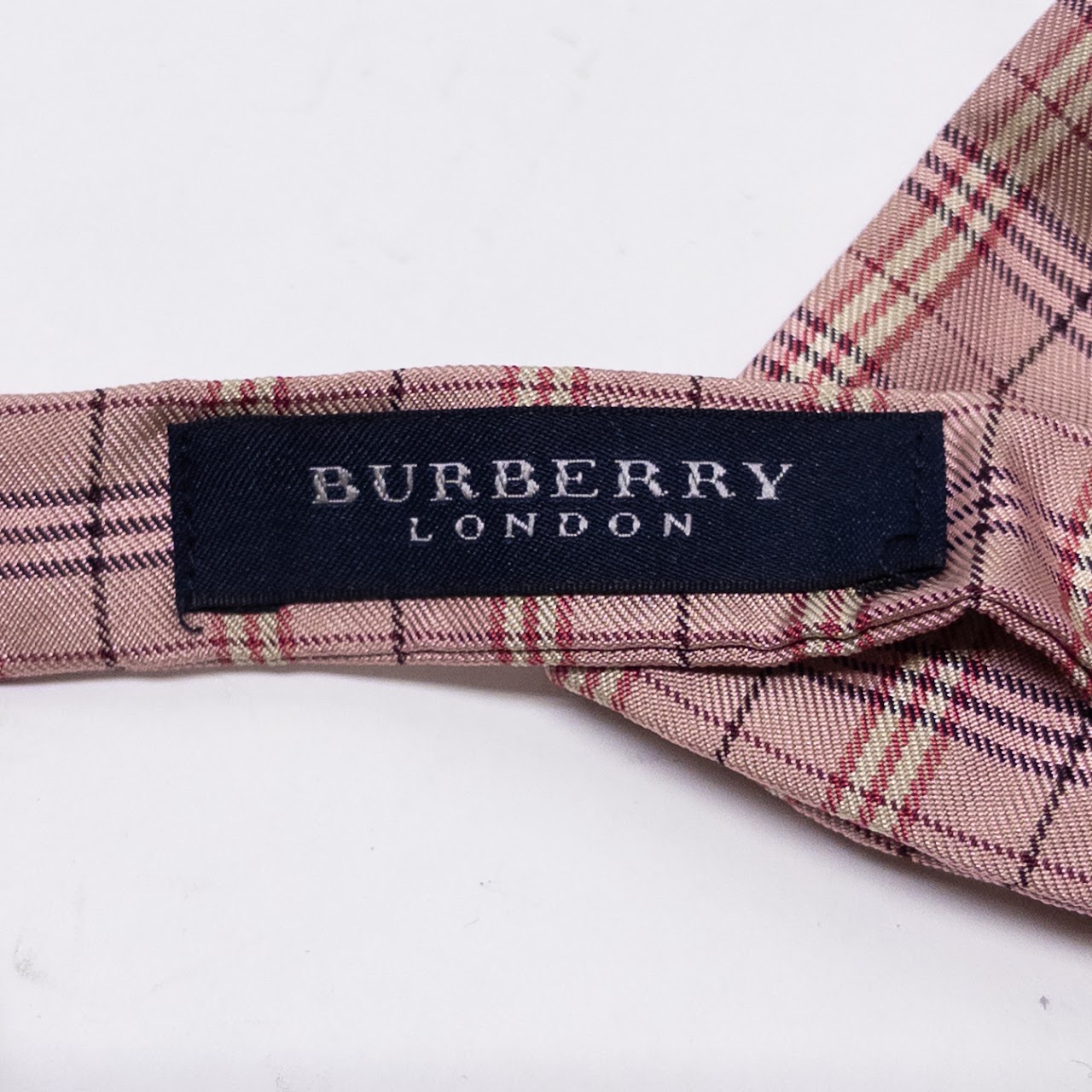 Burberry Silk Clip On Bowtie