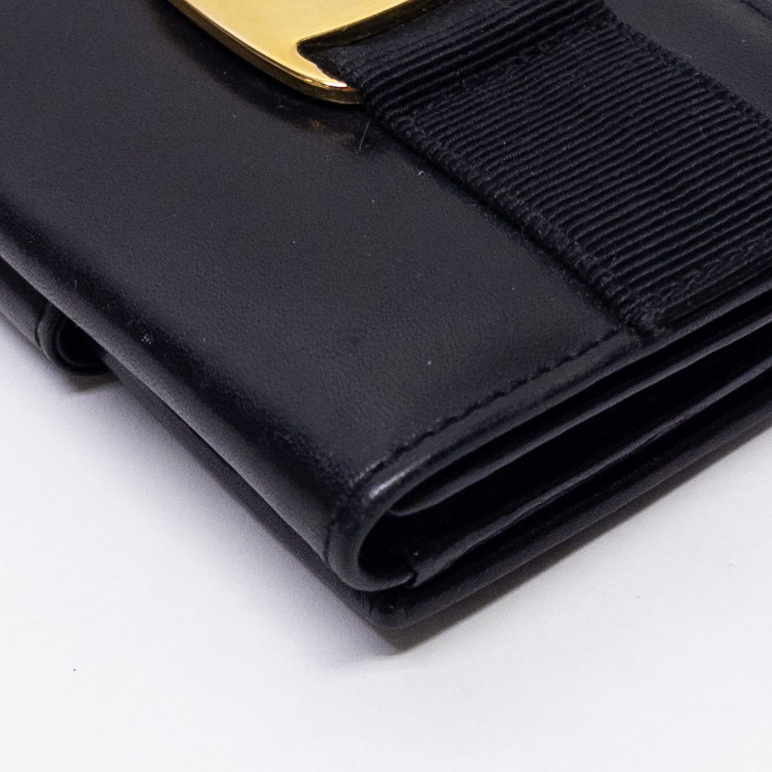 Salvatore Ferragamo Vara Tri-Fold Wallet