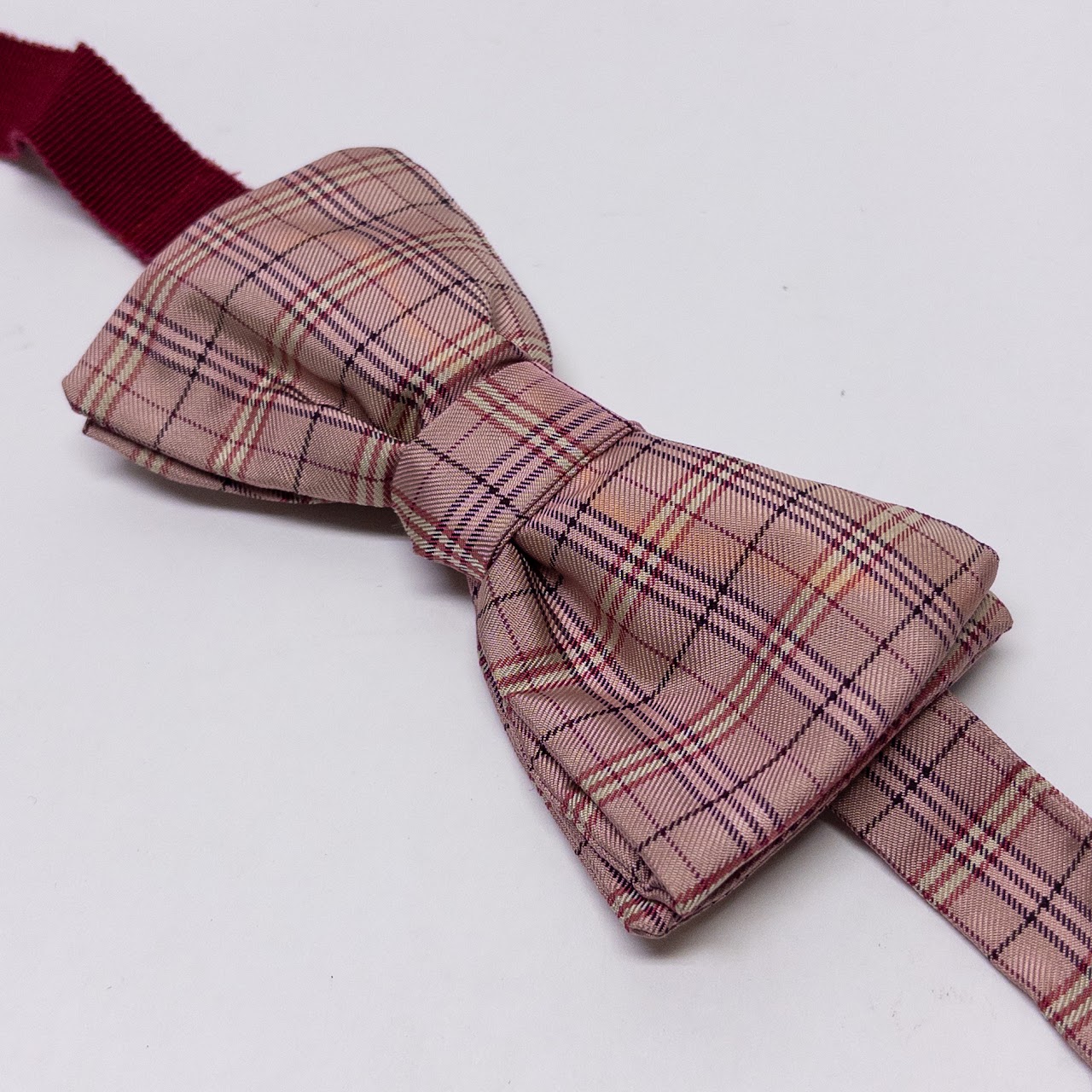 Burberry Silk Clip On Bowtie