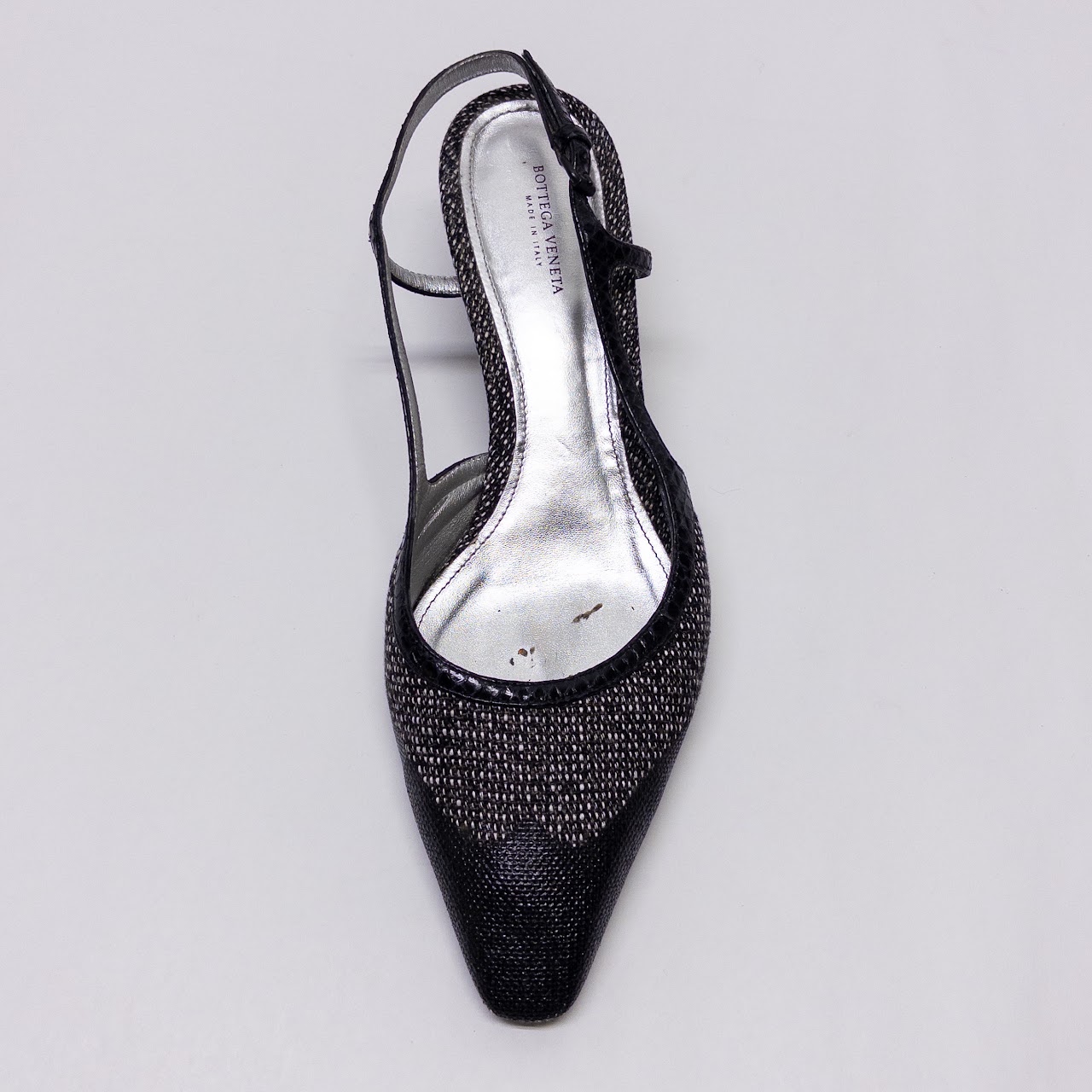 Bottega Veneta Intrecciato Weave Slingback Pumps