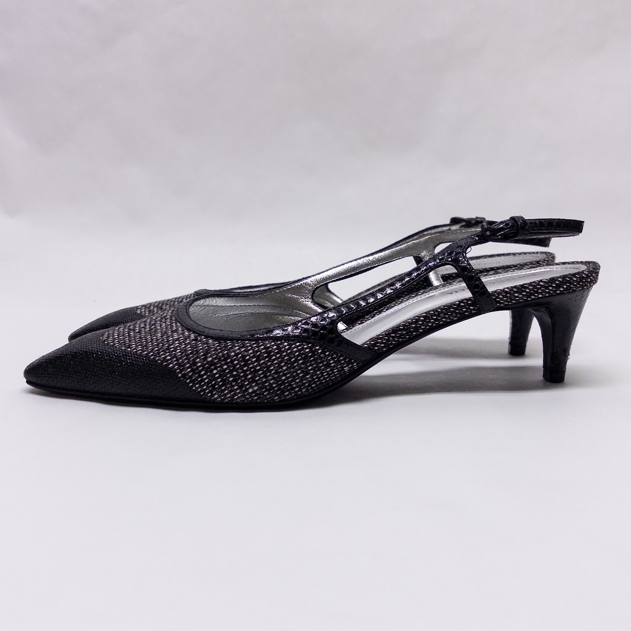 Bottega Veneta Intrecciato Weave Slingback Pumps