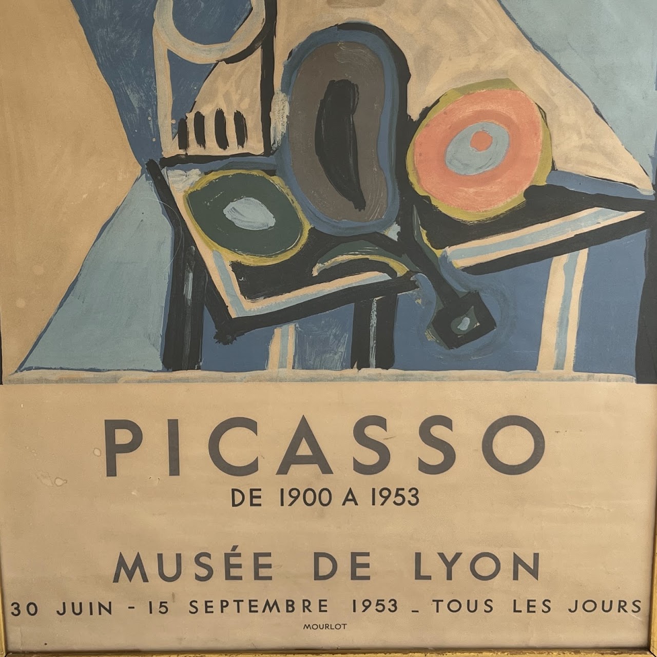 Pablo Picasso Festival de Lyon Mourlot Exhibition Poster, 1953