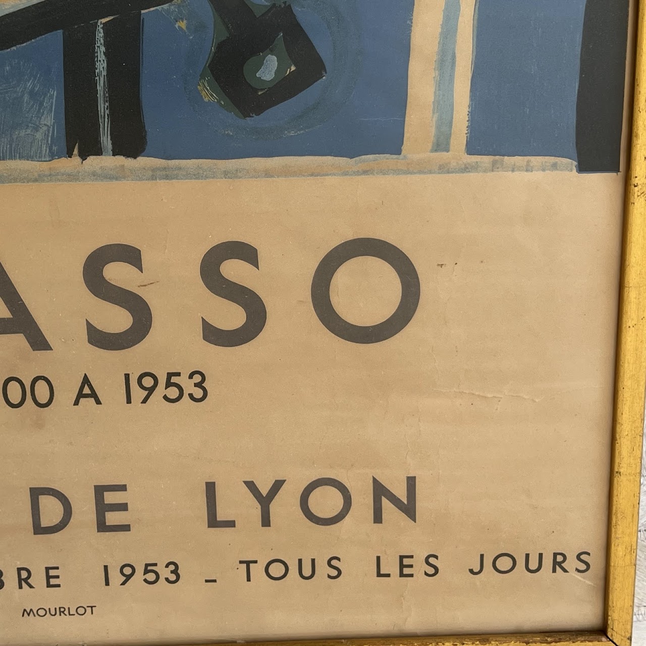 Pablo Picasso Festival de Lyon Mourlot Exhibition Poster, 1953