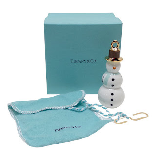 Tiffany & Co. Snowman Christmas Ornament