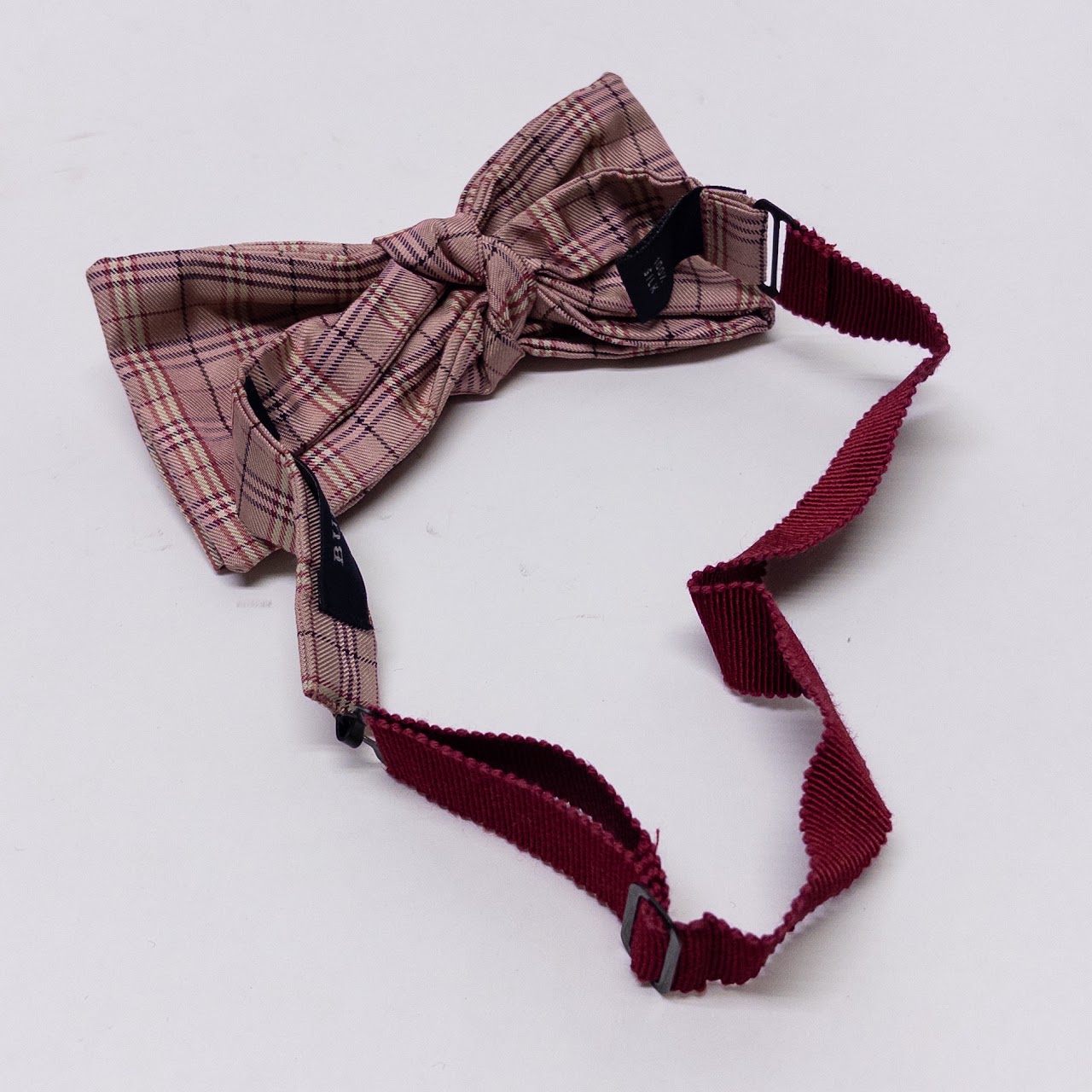 Burberry Silk Clip On Bowtie