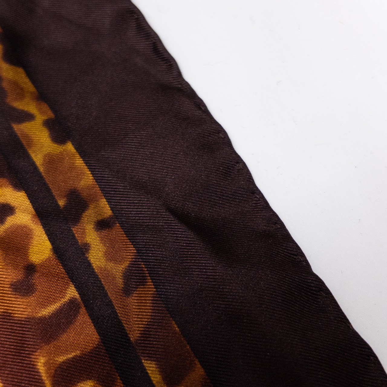 Gucci Silk Tortoiseshell Print Scarf