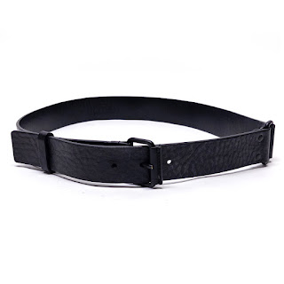 Gucci Split Strap Textured Leather Belt