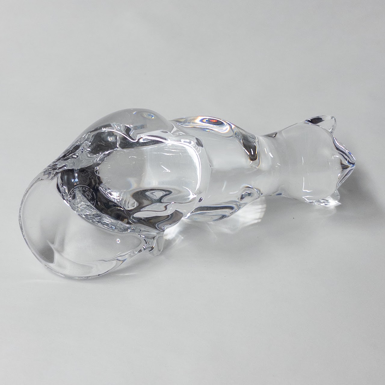 Baccarat Crystal Cat Figurine