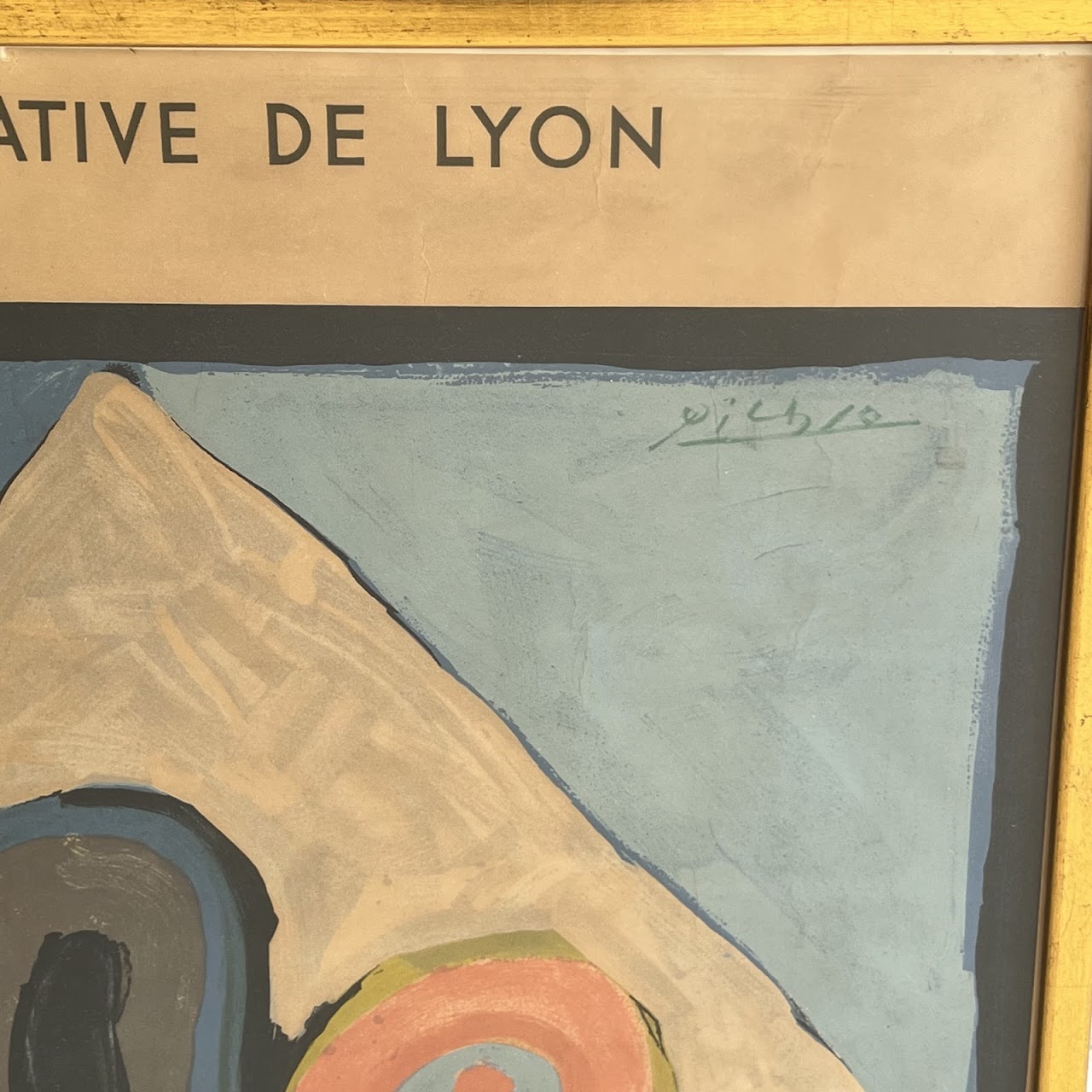 Pablo Picasso Festival de Lyon Mourlot Exhibition Poster, 1953