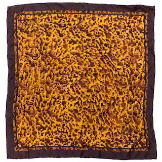 Gucci Silk Tortoiseshell Print Scarf