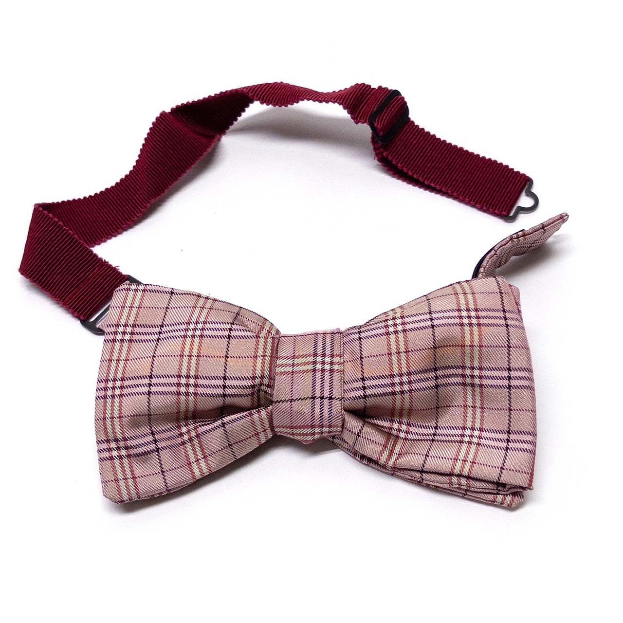 Burberry Silk Clip On Bowtie