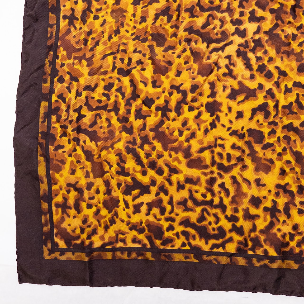 Gucci Silk Tortoiseshell Print Scarf