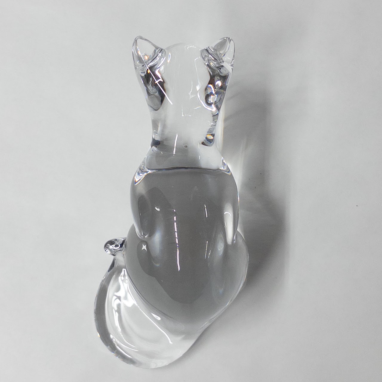 Baccarat Crystal Cat Figurine