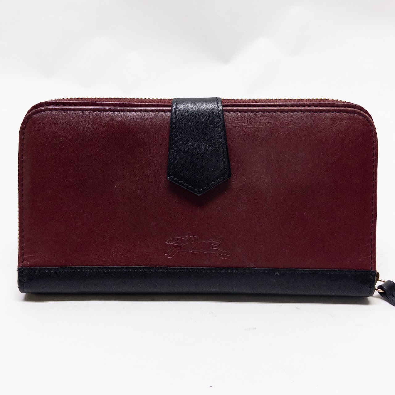 Longchamp Bi-Color Continental Wallet