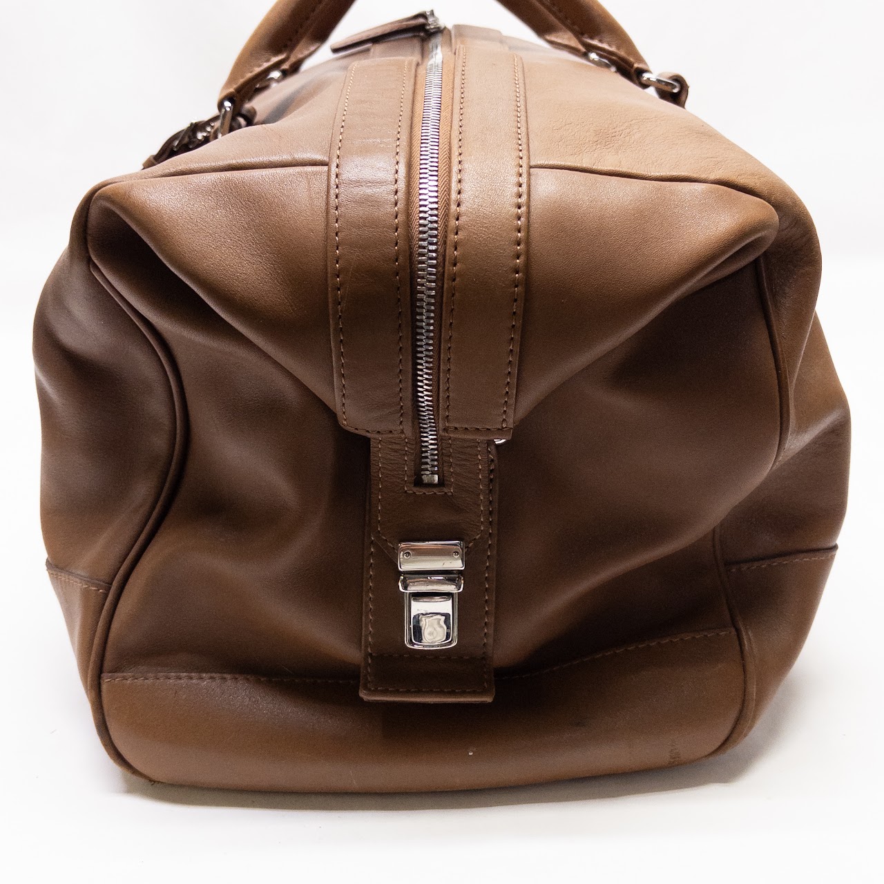 Coach Transatlantic Saddle Leather Travel Duffel