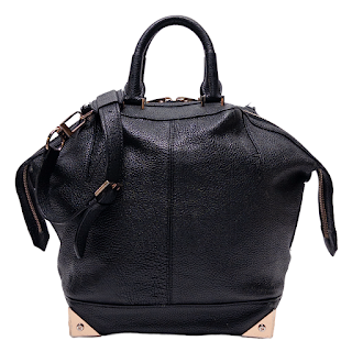 Alexander Wang Pebble Leather Bowling Bag Purse