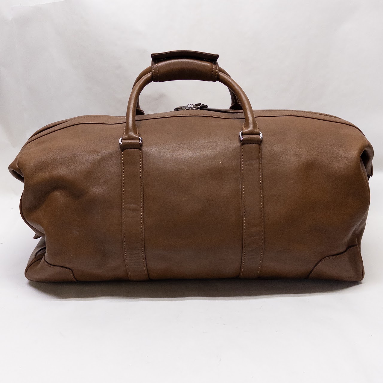 Coach Transatlantic Saddle Leather Travel Duffel