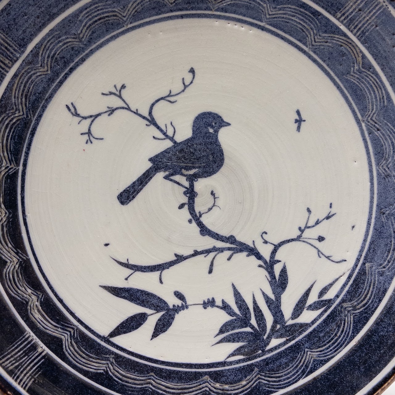 Seagrove Pottery N.C. Large Bird Platter